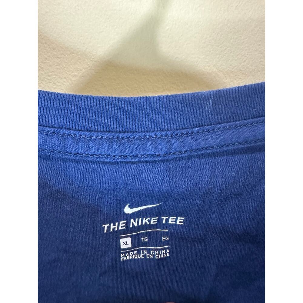 Nike Team USA Blue Cropped Short Sleeve T-Shirt Red Sz XL Nice!! - Picture 3 of 5